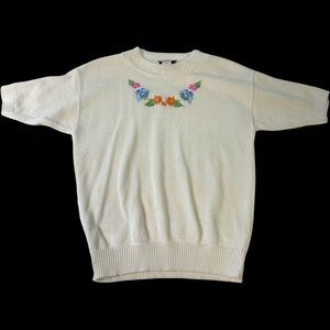 Worthington Essentials Vintage Floral Sweater
